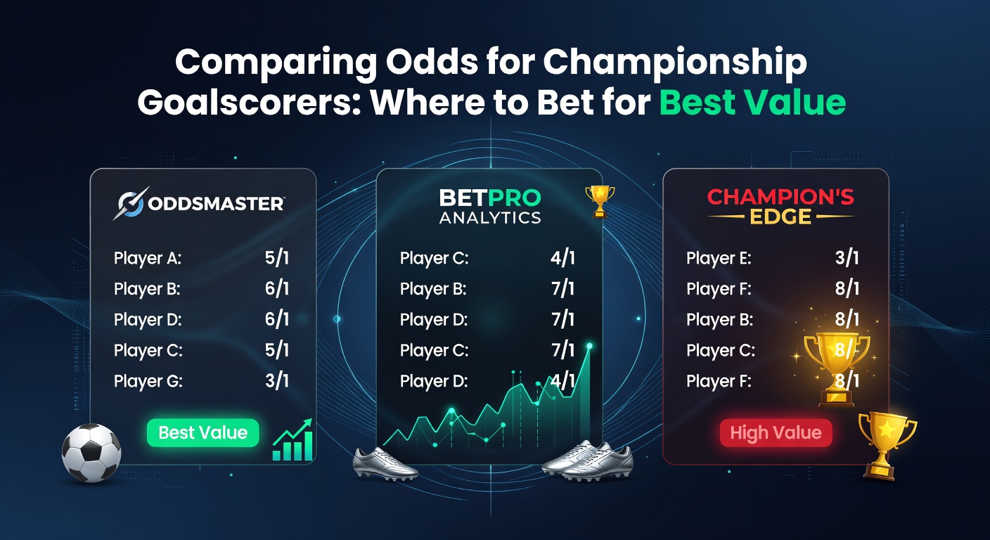 Collage of EFL Championship players celebrating goals with overlaid bookmaker logos and fluctuating odds displays