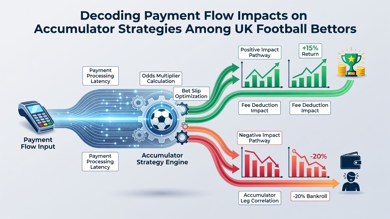 Diagram showing withdrawal timelines and their influence on successive accumulator bets in football markets
