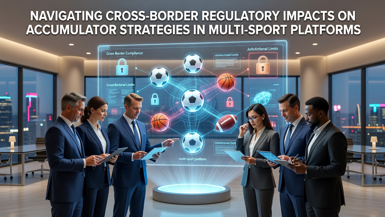 Illustration of international regulatory frameworks affecting accumulator betting strategies across multi-sport platforms