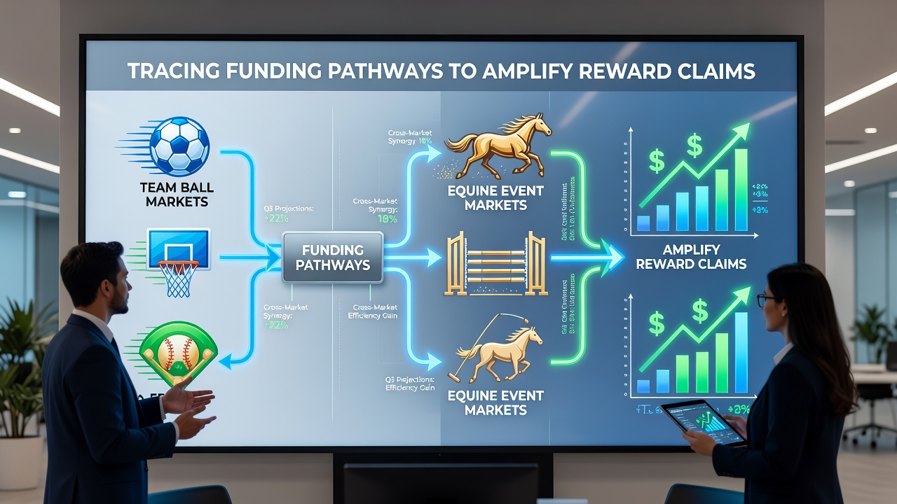 Flow chart illustrating capital routes for equine event reward amplification